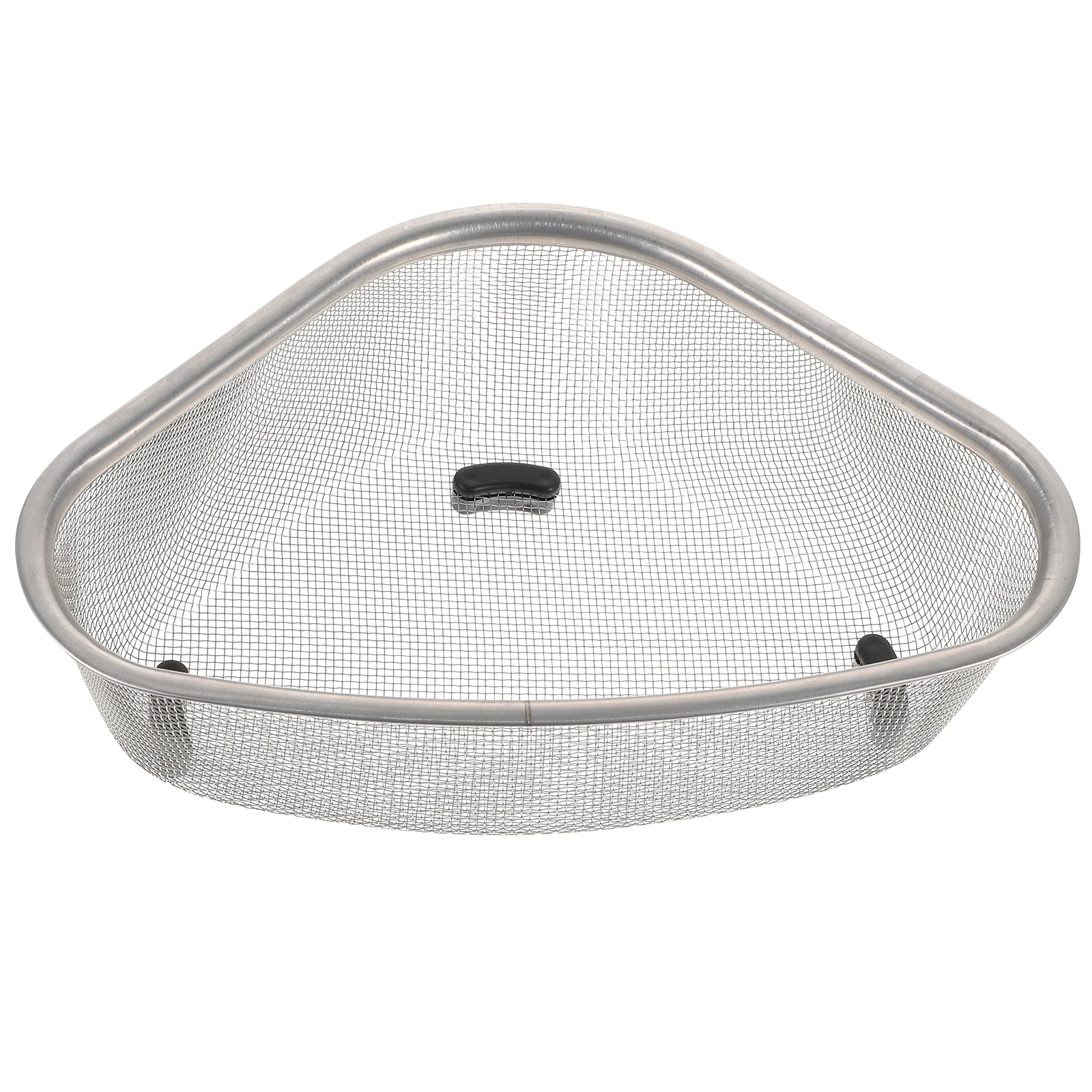 

Stainless Steel Drain Corner Strainer Food Waste Saving Storage Accessories Smooth Edges Durable Sink Draining