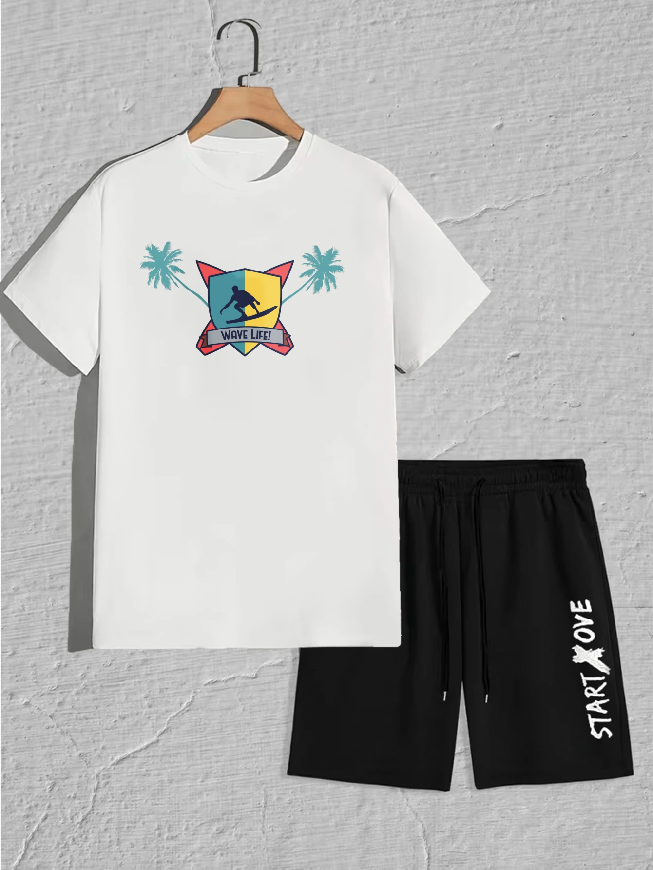 

Мужской комплект, летняя мужская одежда 2025 года, мужские костюмы, комплект свитшотов, мужские часы, дышащий комплект футбольной одежды с графикой и принтом