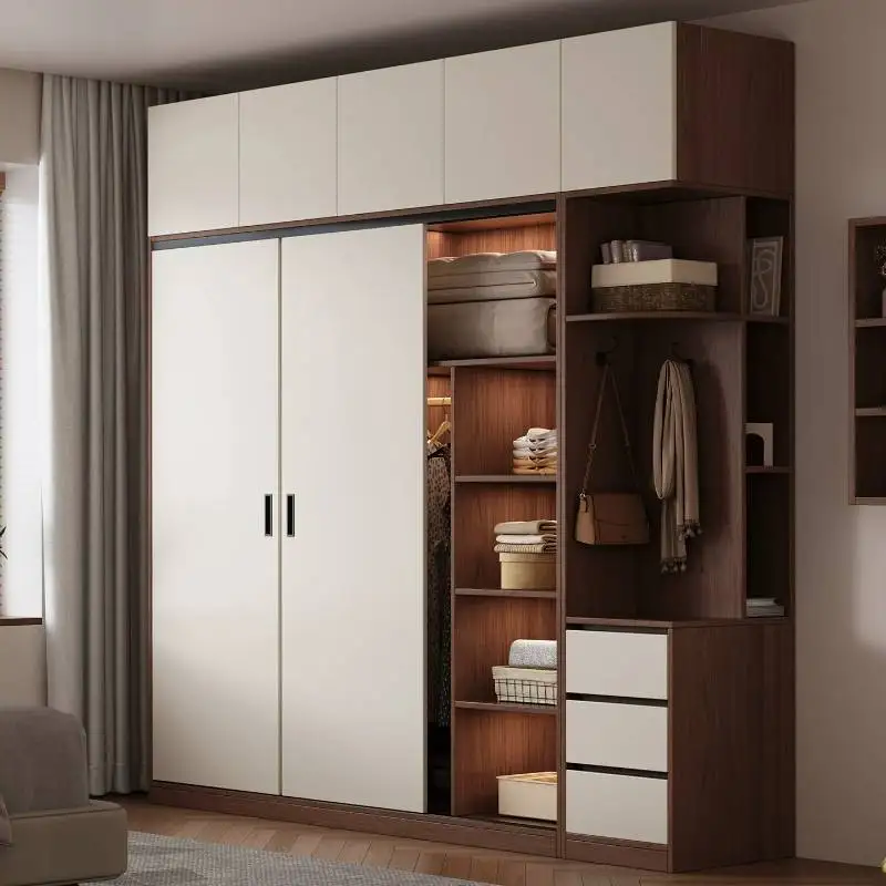 

Makeup Assemble Wardrobe Closet Wooden Drawers Corner Shelves Wardrobes Storage Space Saving Mueble Organizador Furniture Home