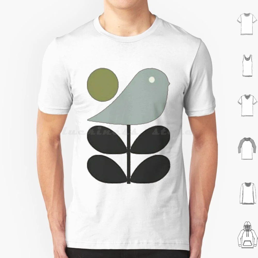 Orla Kiely Bird Flower Kiely Pattern Orla Kiely Design T Shirt Cotton Men Women DIY Print Orla Kiely Orla Kiely Floral Orla