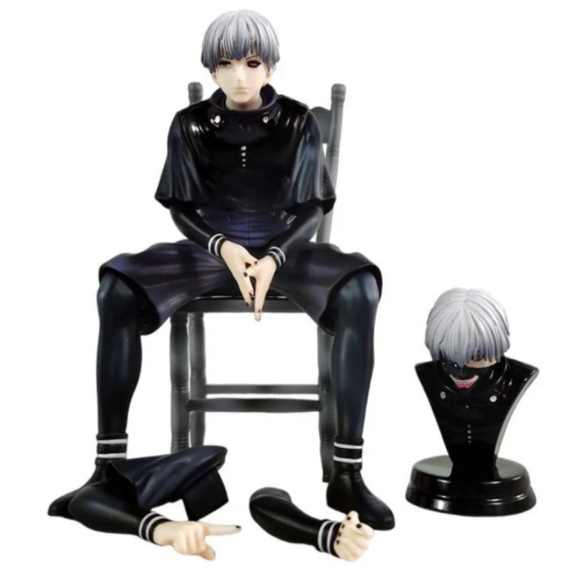 

Аниме-фигурка Кен Канеки, модель GK, статуэтка, игрушка, коллекционная фигурка из ПВХ, 17 см, манга-фигурка, сувенир, подарок для фанатов