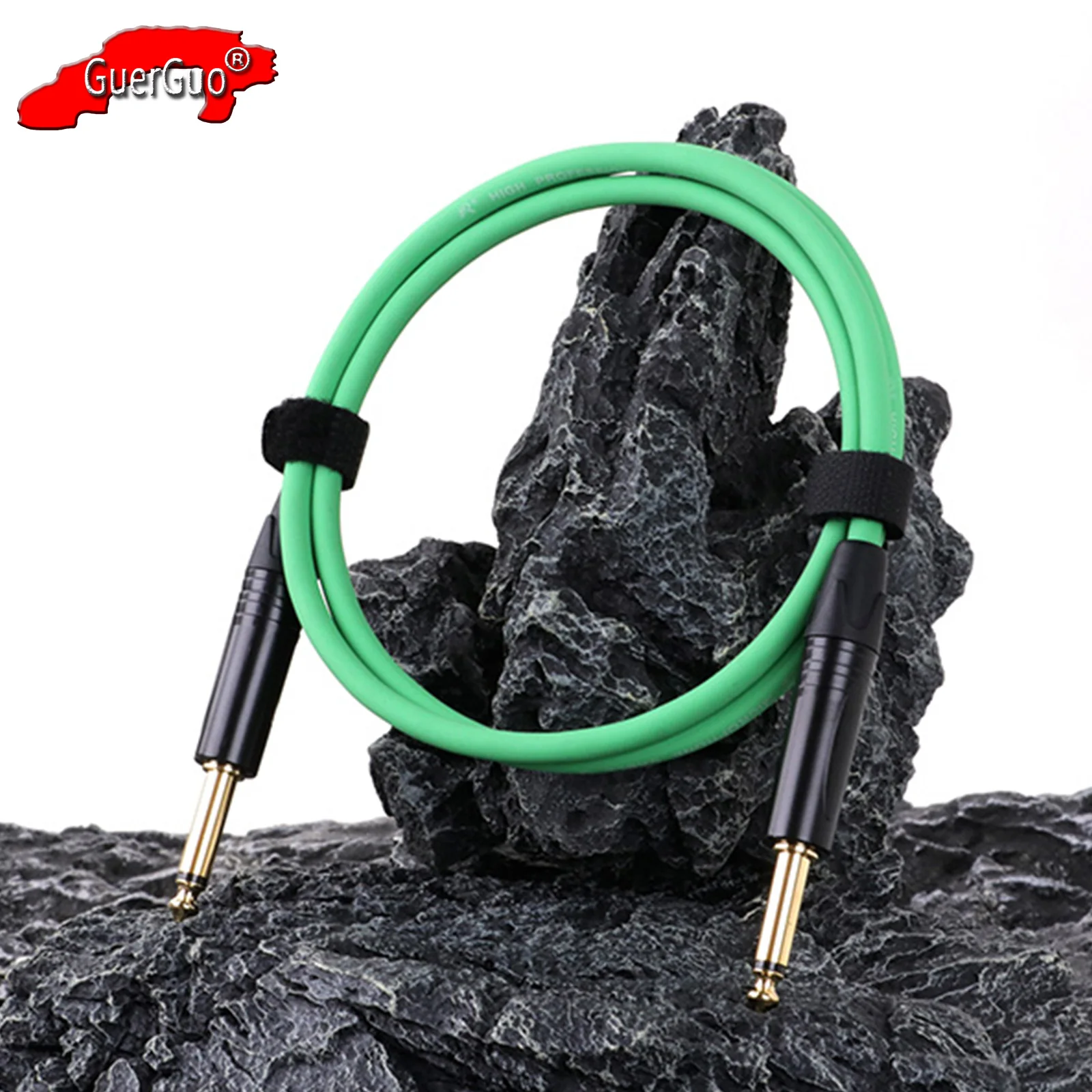 

6.35mm Instrument Cable,6.35mm Mono Jack 1/4" TS Cord Guitar Instrument Line Male to Male for Amplifier Mixer Guitar Keyboard