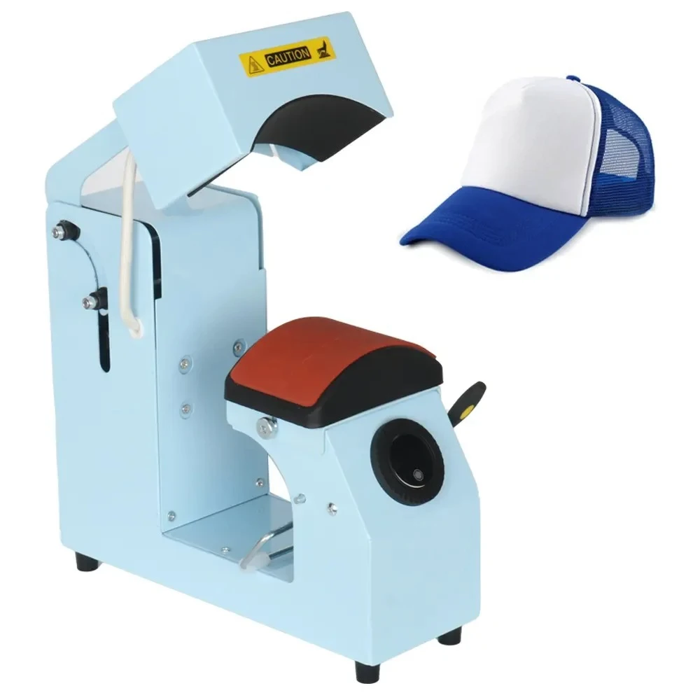 New Dual Size Electric Hat Press Machine Fully Automatic High Pressure Heat Transfer Hat Machine 2-in-1