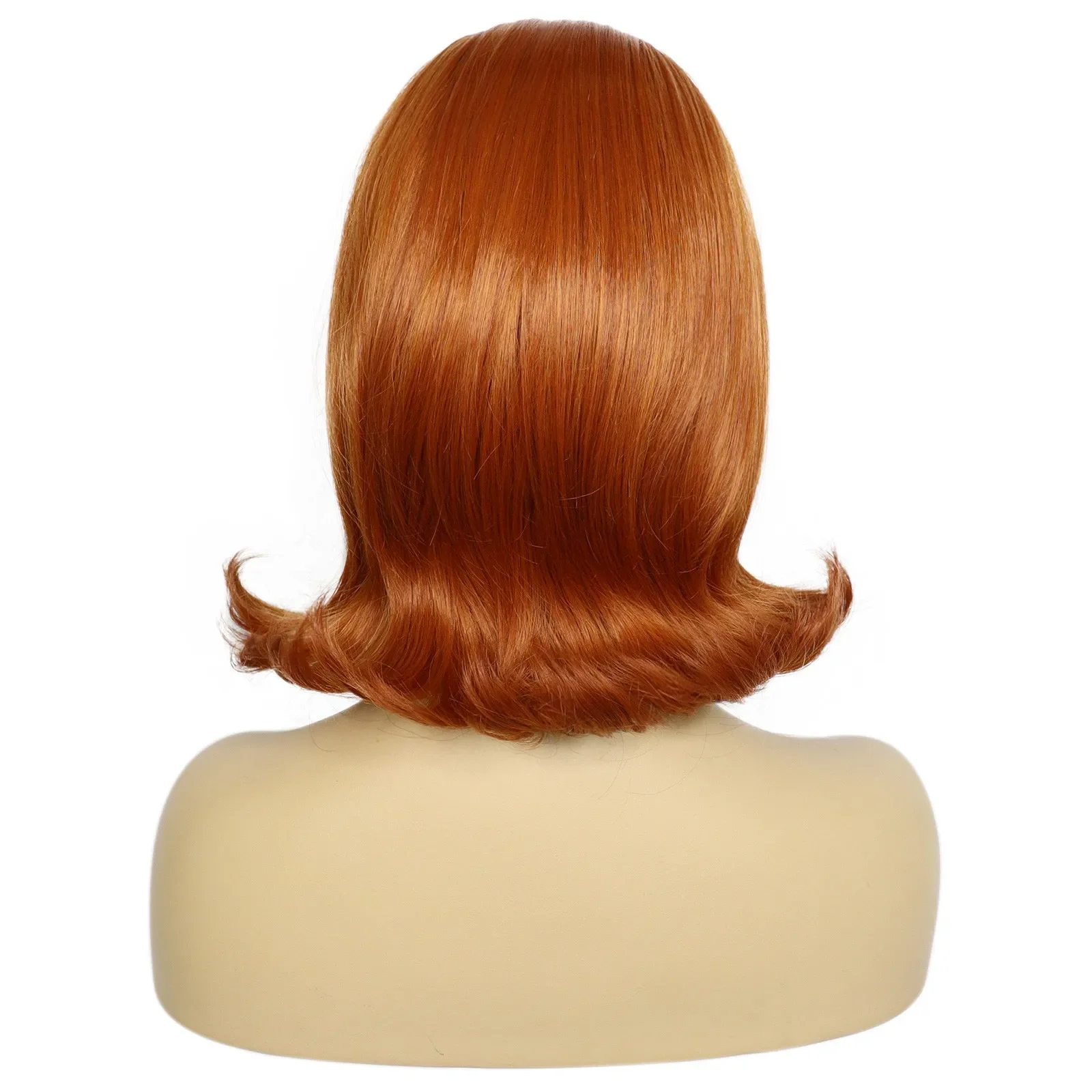 Peluca de pelo sintético para mujer, pelo corto estilo Pinup, estilo Retro, colmena, color negro, 70s, 60s