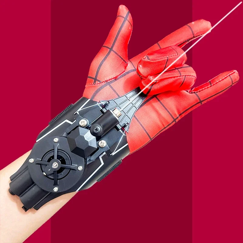 Spiderman Web Shooters Wrist Launcher Shooters Peter Parker Cosplay Props Shooting Device Toys Spidermen Silk Launche Toy