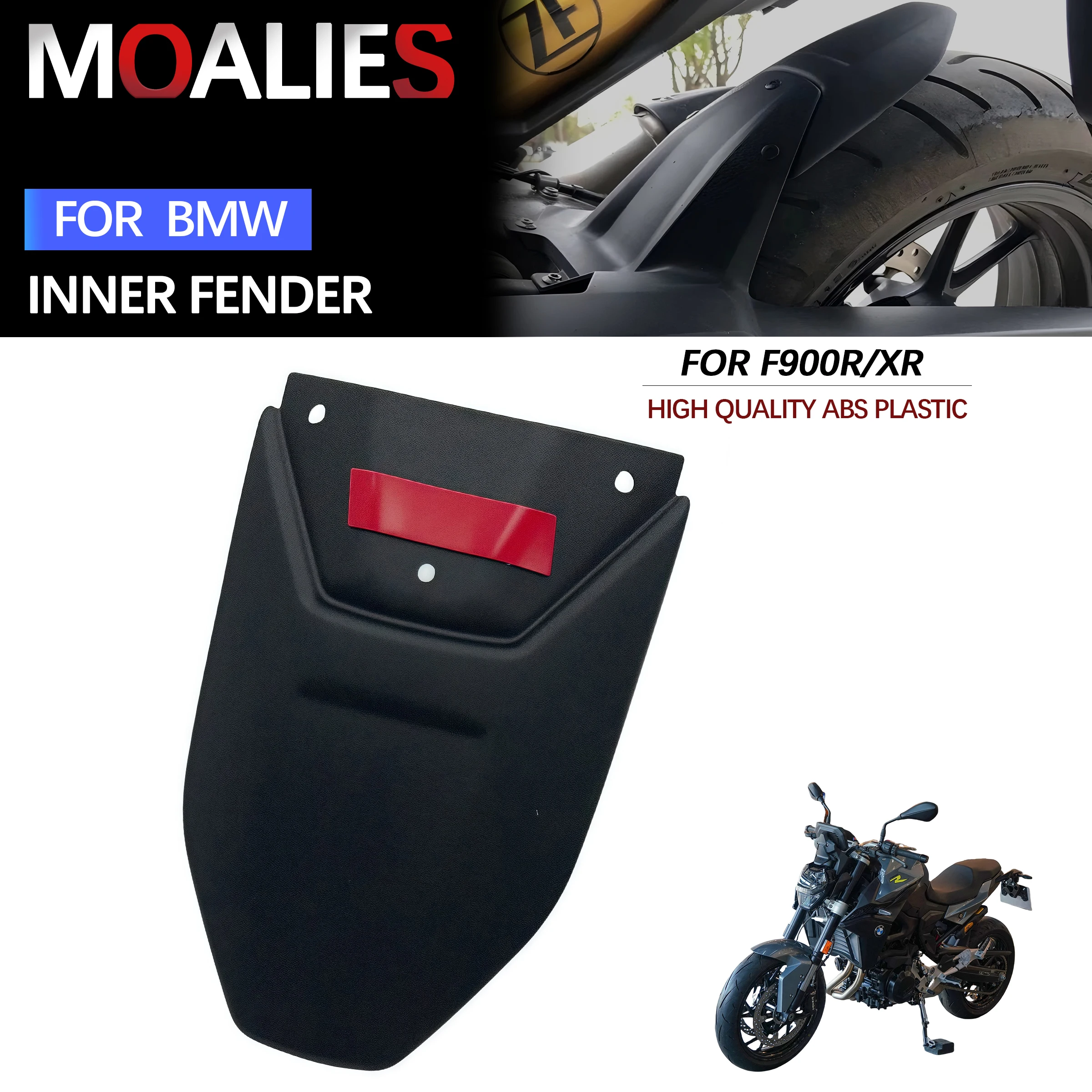 

For BMW F900XR F900R F 900 XR F900 R Motorcycle Inner Fender Rear Extender Mudguard Extension Wheel Hugger Splash Guard