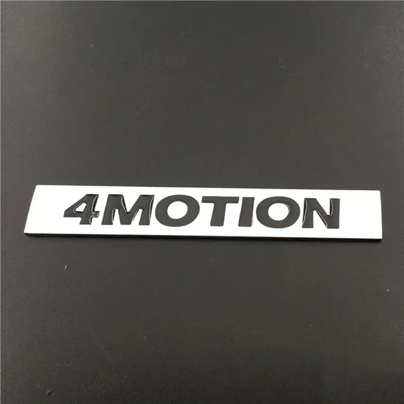 3D Metal 4 MOTION Logo 4motion Emblem Car Trunk Badge Decal For Volkswagen GOLF Polo Tiguan Jetta 4 Motion Sticker Accessories