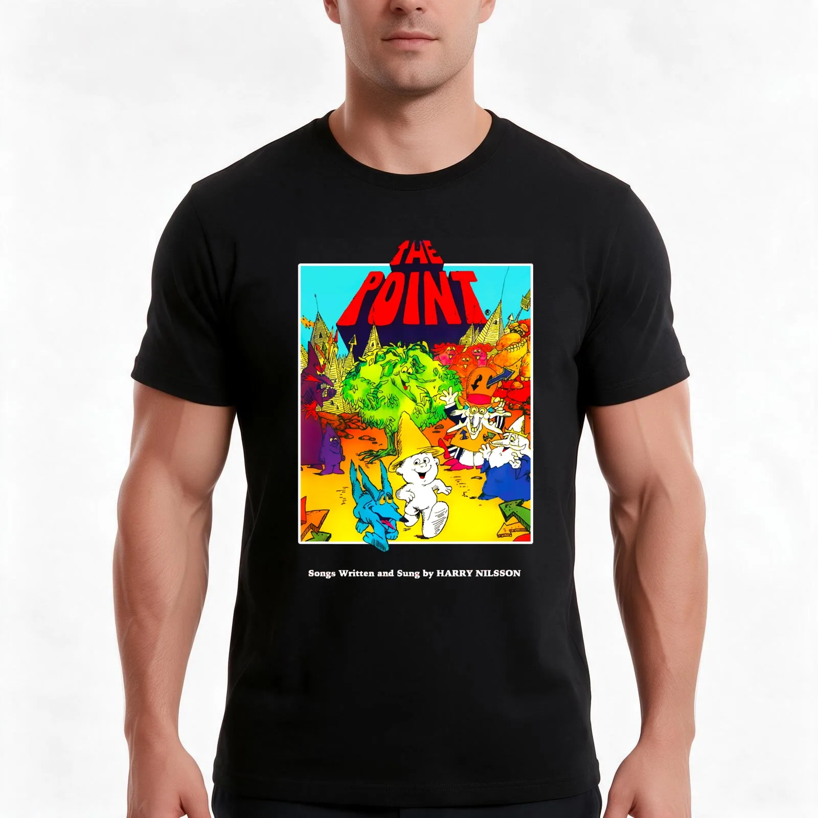 Gifts Idea Harry Nilsson The Point Gift For Birthday T-Shirt, Summer Casual Cotton Tee, Oversized Streetwear Tops, 100% Cotton