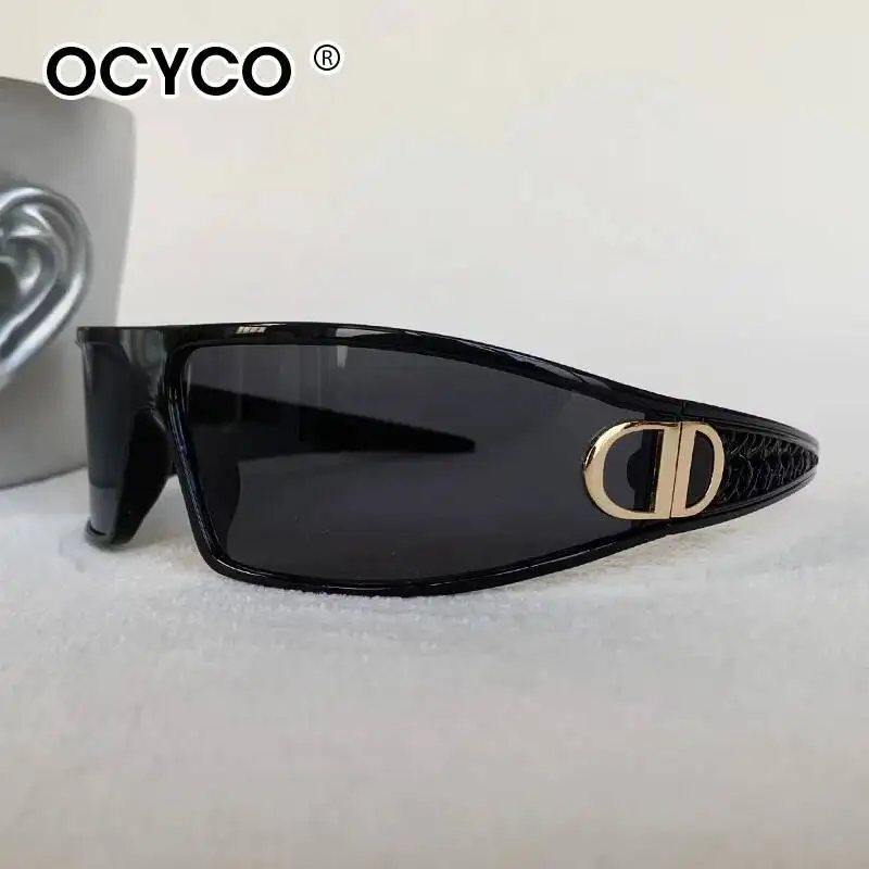 Übergroße Cat-Eye-Sonnenbrille für Damen 2026 Luxusmarken-Designer Mode Eckige Sonnenbrillen für Frauen Neuer Trend Großrahmige Sonnenbrille