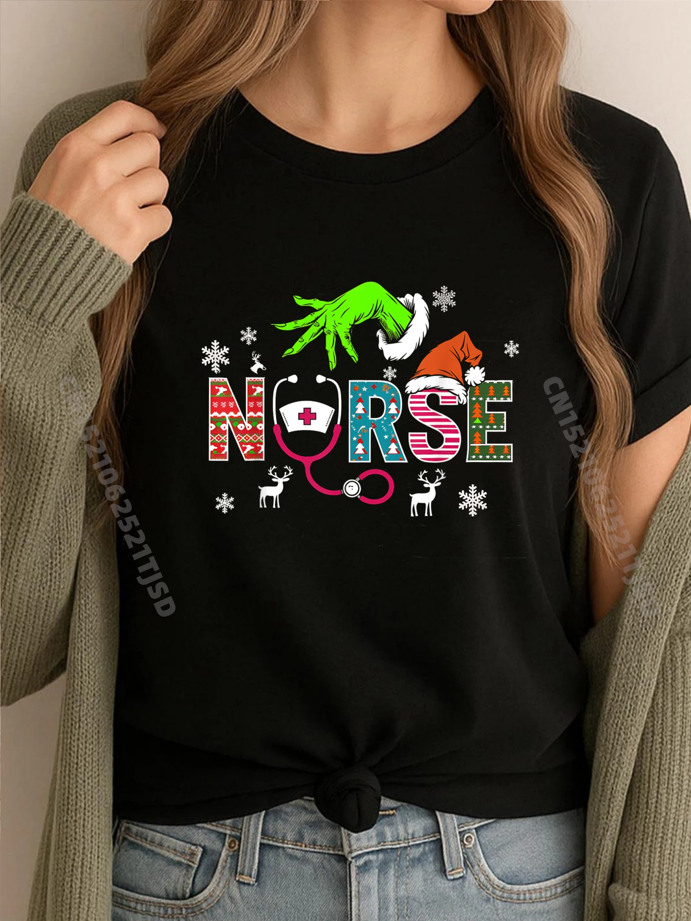 

Groovy Nurse Christmas Xmas Santa Rn Cna Icu Scurb Hiphop Streetwear Anime Plus Size