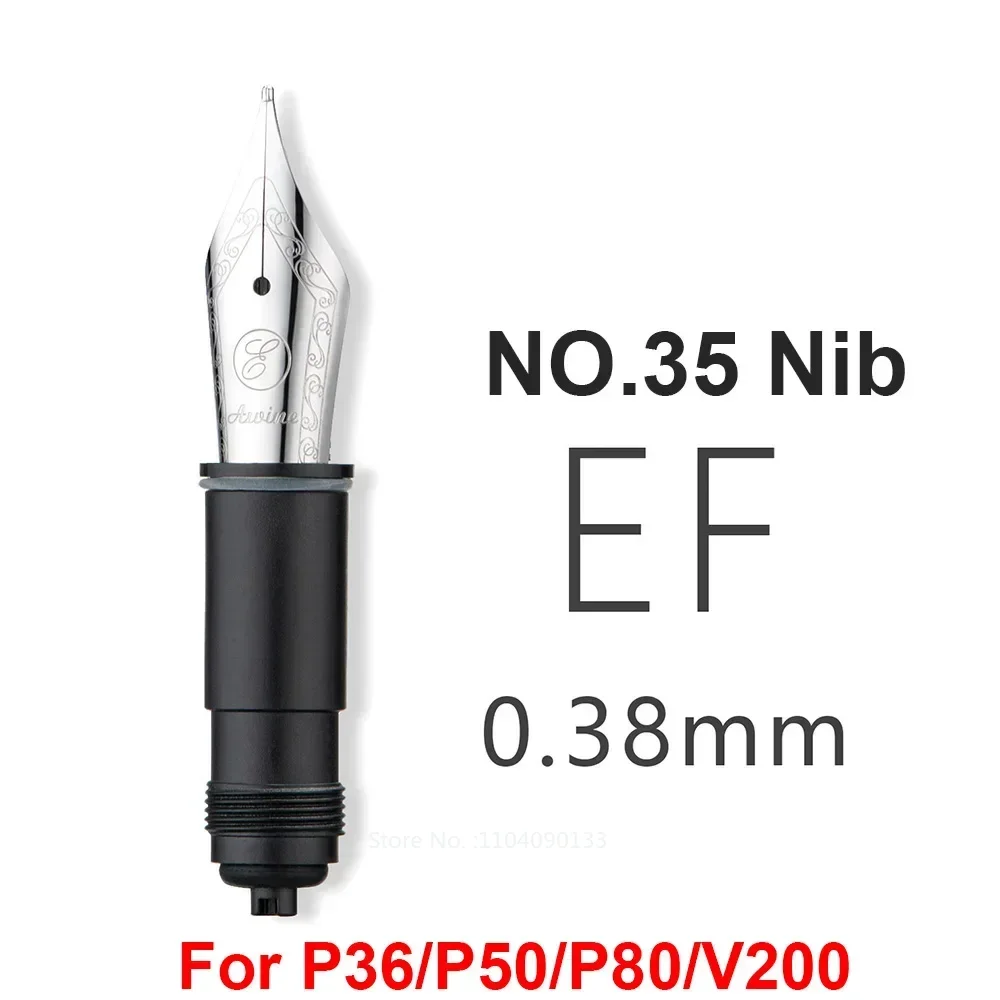 ปากกาหมึกซึม asvine, ปลายปากกาทอง ef/m ทอง/เงินสำหรับ Asvine P36/P50/P80/V200