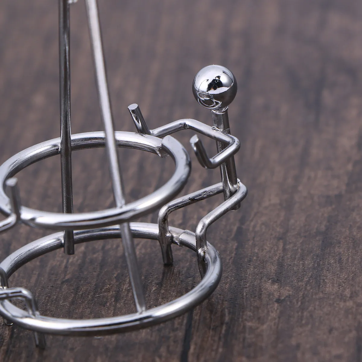 

Металлическая подставка для балансировочного шара, динамическая качающаяся подставка, настольное украшение, демонстрация физики, декор для дома и офиса, подарок