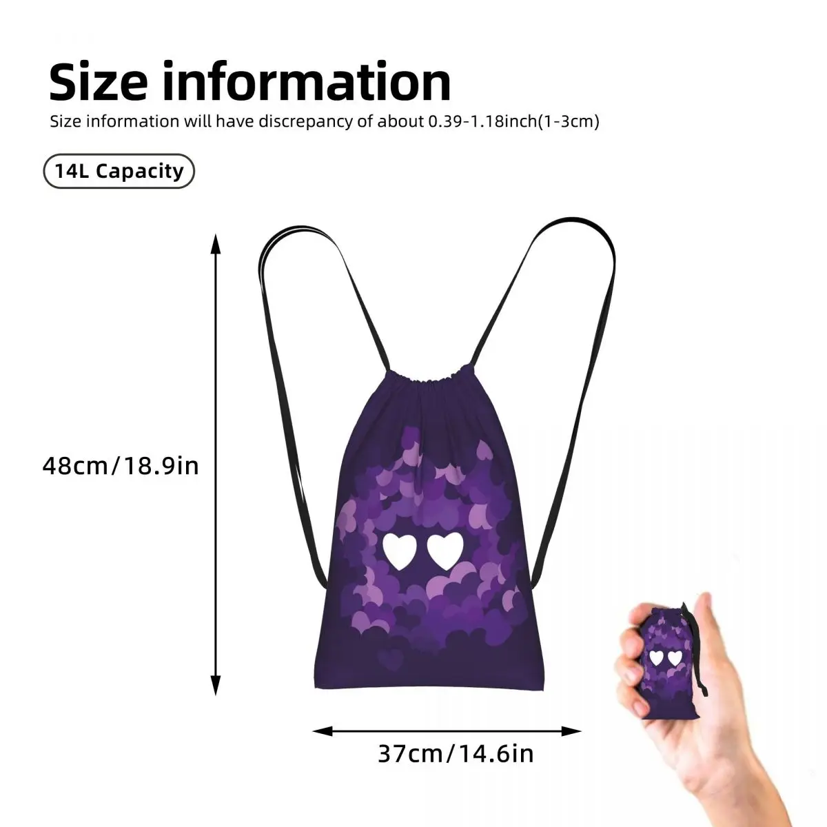 Star Vs. The Forces Of Evil Mewberty Drawstring Backpack hiking cycling Bag Portable Travel Drawstring Bag for Men Women