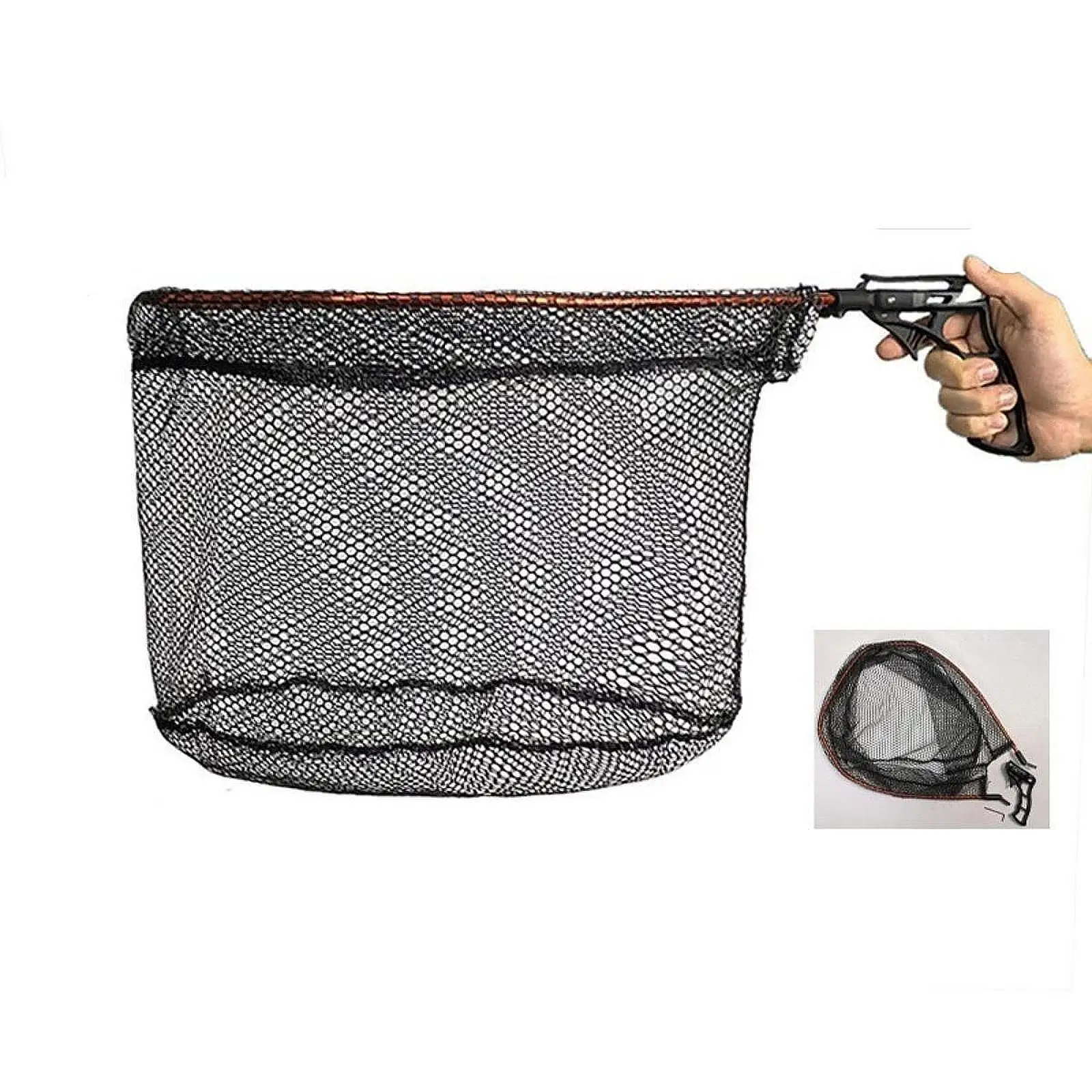 شبكة صيد السمك، أداة صيد شبكية قابلة للفصل، مقبض مريح