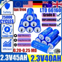 100% original yinlong 2.3V 40AH 45AH Lithium titanate lto 66160 Battery 10c 12V 24V 48V Electric Boat Solar Speaker Car Power