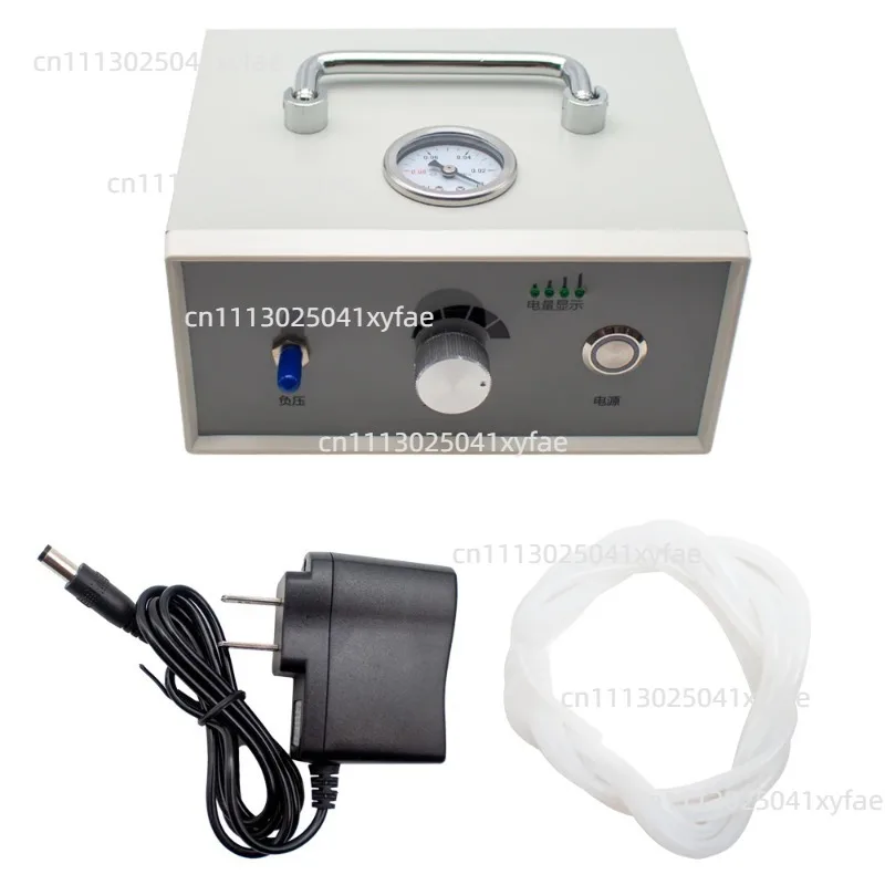 AC100-240V Oil-Free Mini Diaphragm Suction Equipment Adjustable Negative Pressure -80KPA 10L/MIN Flow