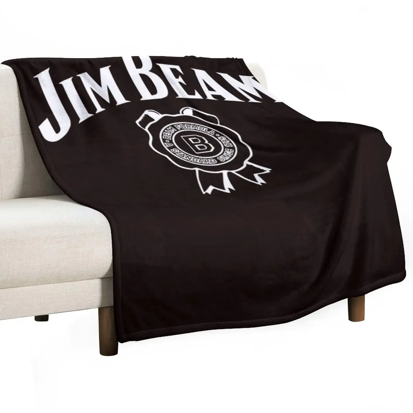 Hot item jim beam logo Throw Blanket Bed Fashionable Flannels Fashion Sofas Blankets