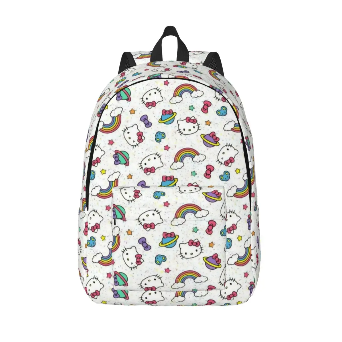 

Мультяшный узор «Hello Kitty» для подростков, школьный рюкзак, рюкзак для путешествий средней школы и колледжа