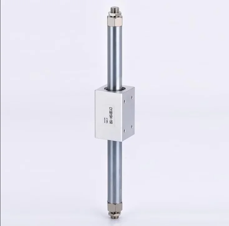 

Диаметр цилиндра 6/10/15/20/25/32/40/50/63 мм, ход 50-1000 мм, серия CY1B, пневматический безштоковый цилиндр двойного действия с магнитной связью