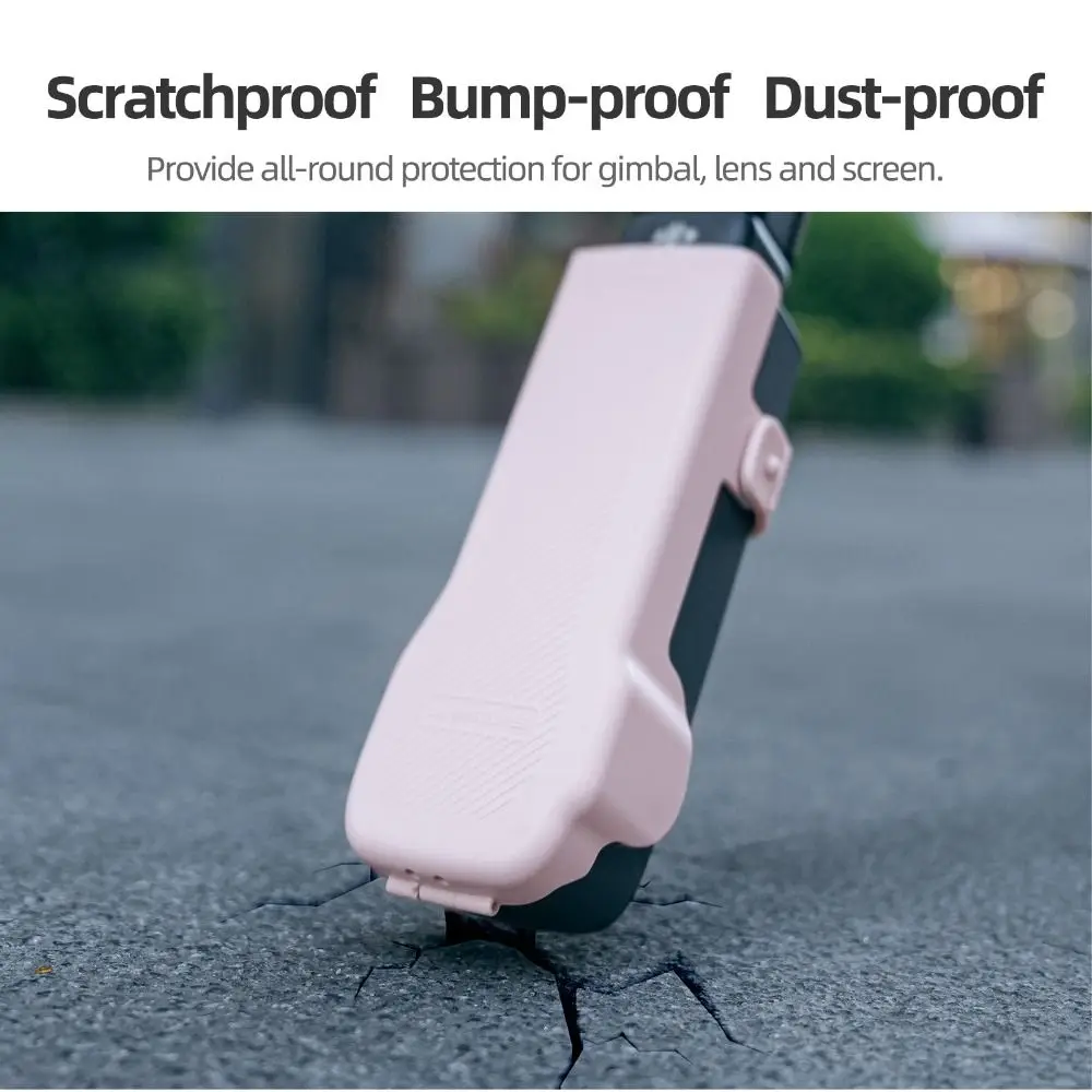 Tutup Pelindung Anti Jatuh dengan Tali Penyandang Cakupan Penuh Penutup Atas Flip Casing Bodi Lepas Cepat untuk DJI Osmo Pocket 3