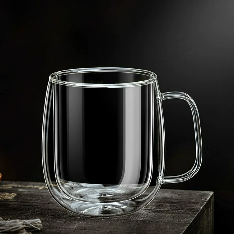 250/350ml Heat Resistant Glass Mug Double Insulated Glass Cups for Hot & Cold Coffee Milk Transparent Mug with Handle Cups Gift - Image 6