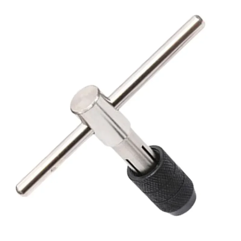 1Pc M3-M8 M5-M8 M6-M12 T-Type Tap Wrench Hand Thread Tap Holder Adjustable Ratcheting Tap Spanner Hand Tools