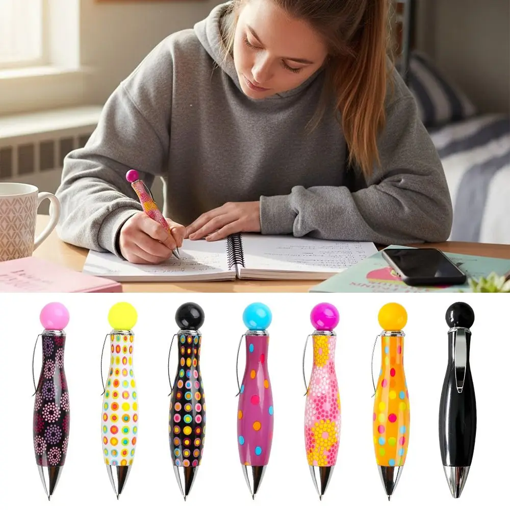 Funny Bowling Shape Pocket Pen Fat Short Portable Ballpoint Pen Writing Pen Students Gift