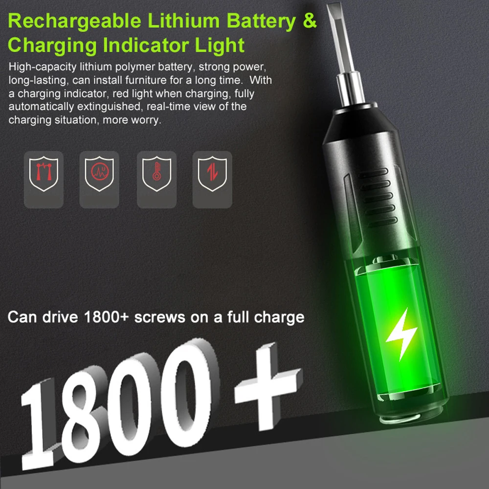 مجموعة مفك براغي كهربائي متعددة الوظائف مفك براغي USB شحن مجموعة أدوات إصلاح إلكترونية لأجهزة الكمبيوتر المنزلية