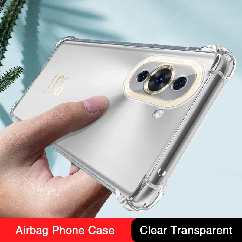 

Soft Silicone Case for Huawei Nova10 Nova 10 Pro SE 10Pro 10SE Fundas Airbag Transparent TPU Lens Protection Original Back Cover