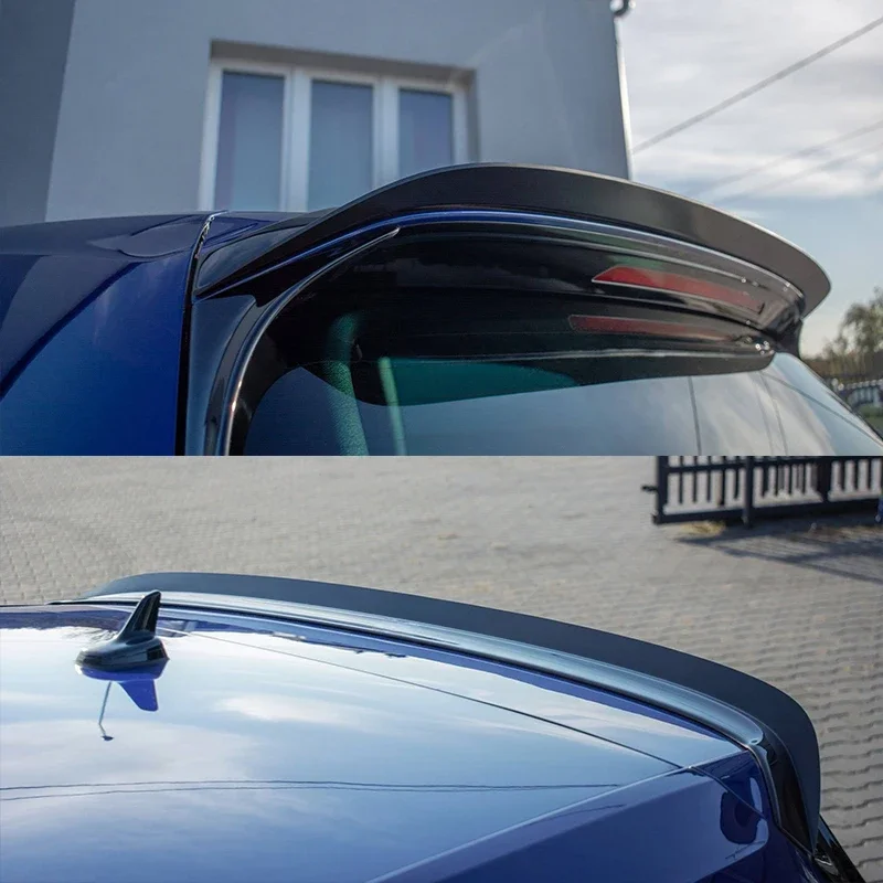 ل VW Golf MK7/MK7.5 GTI GTD R R-Line 2012-2020 ماكستون نمط سيارة الخلفي سبويلر غطاء خلفي الجذع سقف سبويلر الجناح بوديكيت ضبط