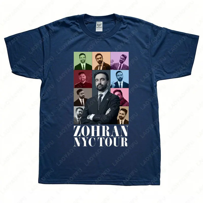 Zohran NYC Eras Tour T-Shirt drôle politique Eras t-shirts Pop Art congrès Zohran Mamdani soutien cadeau nouvelle York politique chemise