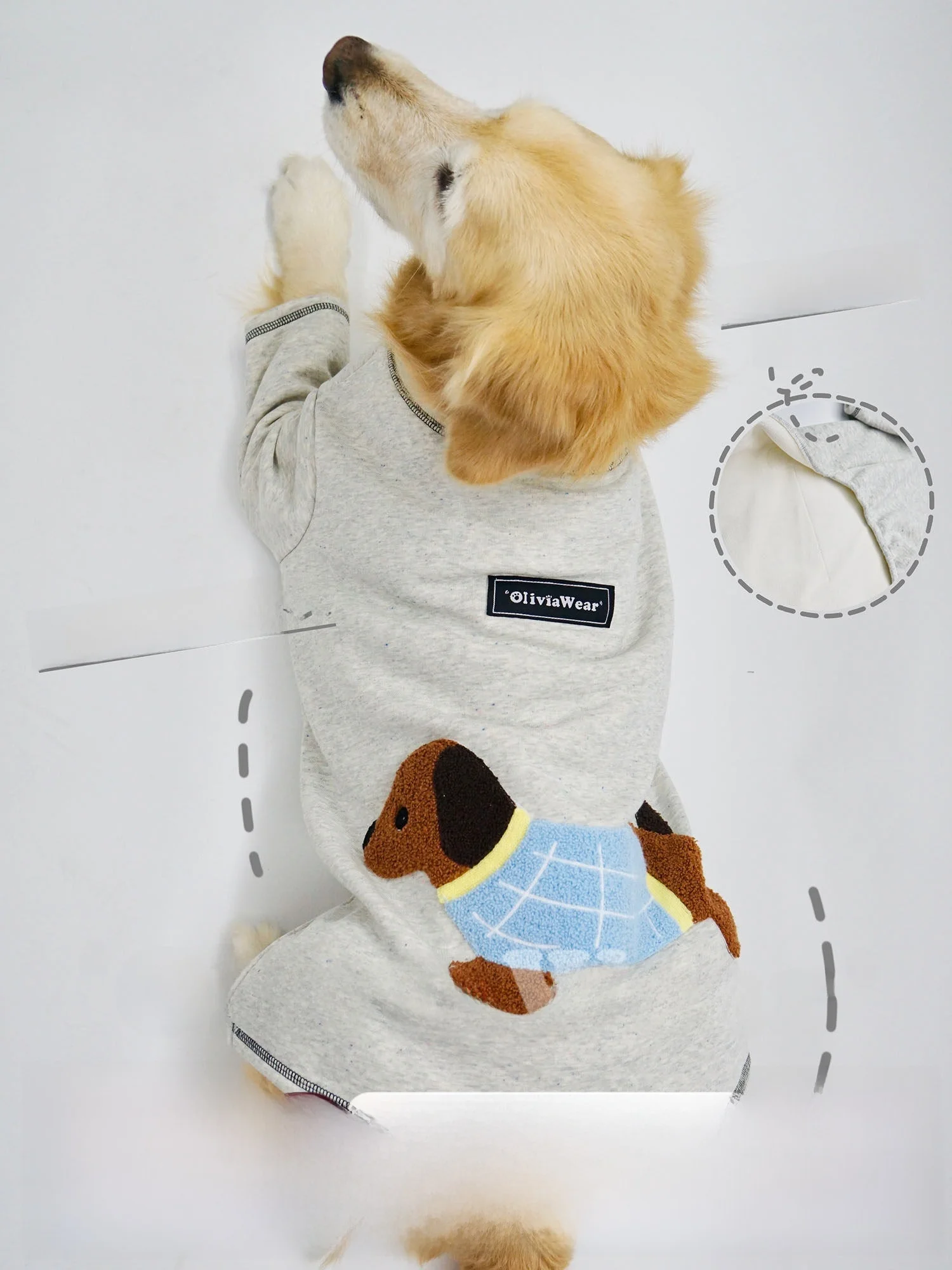 

Thiened Fce, зимняя теплая толстовка с длинным светом, одежда для домашних животных для собак золотистого ретривера, милый повседневный круглый Ne