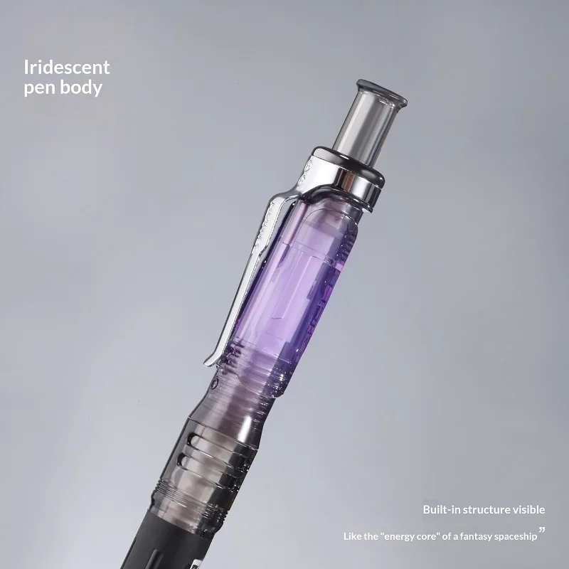 

Гелевая ручка ZENNYTH 1089A, 0.5 мм, с наконечником CS, быстросохнущие черные чернила, противоскользящий захват, стильный дизайн STARSHIP, модный канцелярский подарок