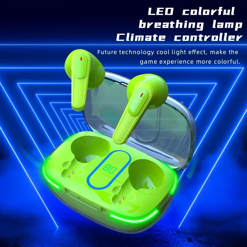 سماعة بلوتوث لاسلكية أصلية TWS Pro70 مع ميكروفون LED ملون لعرض HiFi سماعات أذن شحن لاسلكي للهاتف