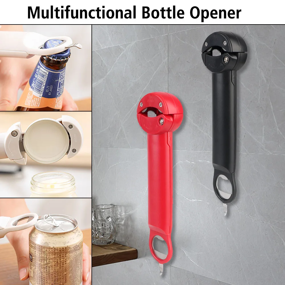 

Portable Multifunctional Kitchen Tools Screw Cap WineBeer Can Opener Lid Opener Stainless Steel Retractable Bottle Opener