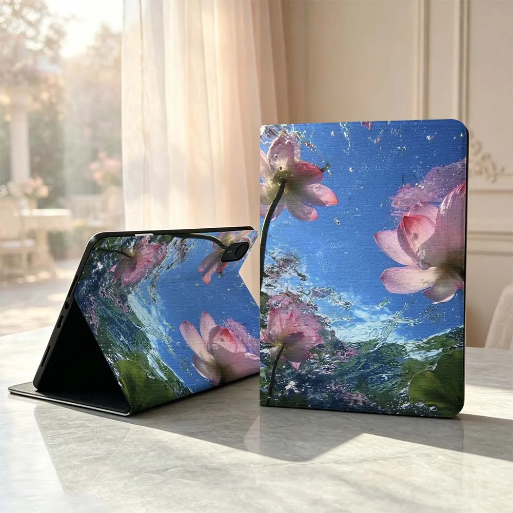 

Underwater Pink Lotus Soft For Lenovo Xiaoxin Pad Pro Tab P12 P11 11 11.2 11.5 10.6 inch K10 M10 Plus Tablet Case