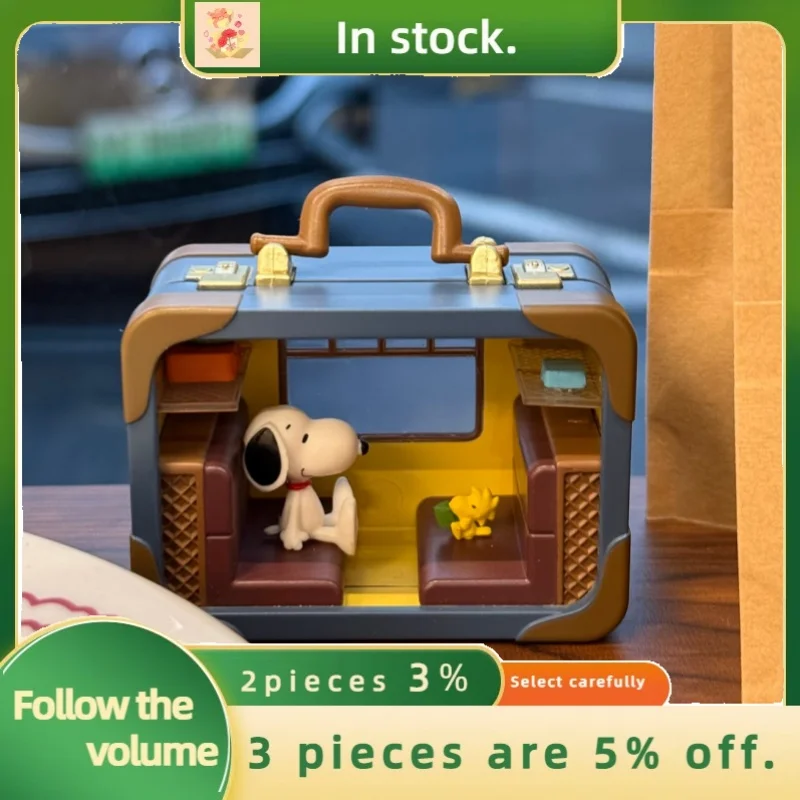 Véritable Re-Ment Snoopy Antique Diorama Collection bonbons jouets Spot Miniatures modèles à la mode jouet ornements boîte aveugle cadeaux personnalisés