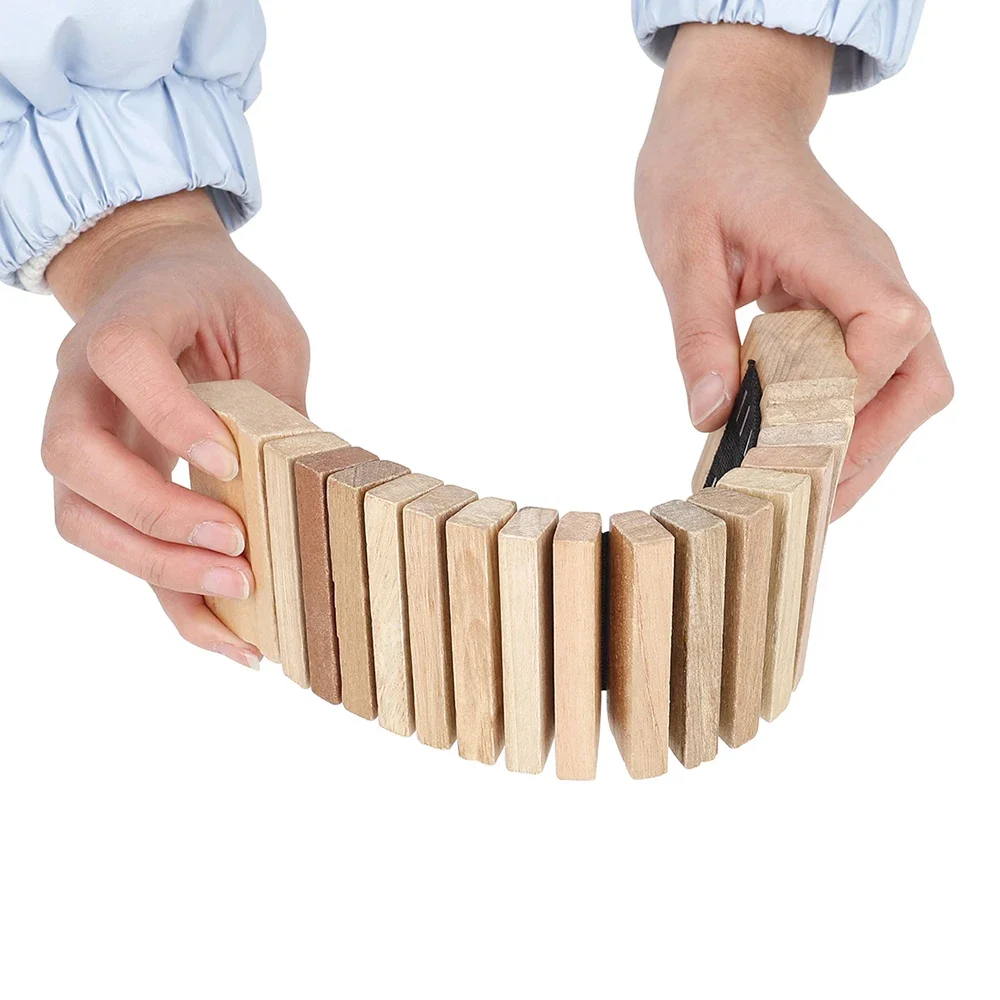 Orff Musik instrumente Holz Kastagnetten Klöppel Shaker Percussion Zahn Holz Echolot Kinder Lernspiel zeug Anfänger Allegro – Detail 4