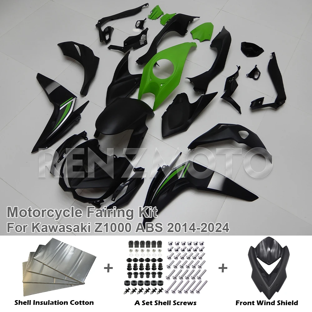 Комплект обтекателей мотоцикла для Kawasaki Z1000 ABS 2014-2024 K1015-107a, комплект кузова, литьевая форма, комплект кузова Z1000 ABS 14-24