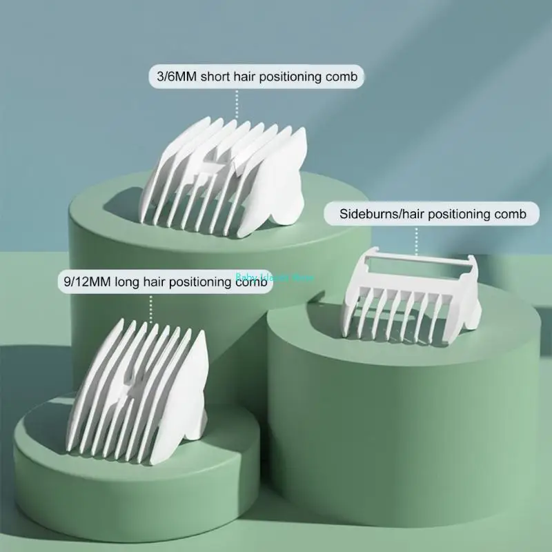 ماكينة حلاقة كهربائية منزلية K92D مزودة بشحن USB وتنظيف سريع ماكينة تشذيب شعر الأطفال مقاومة للماء بسعة كبيرة للأطفال والرضع #4