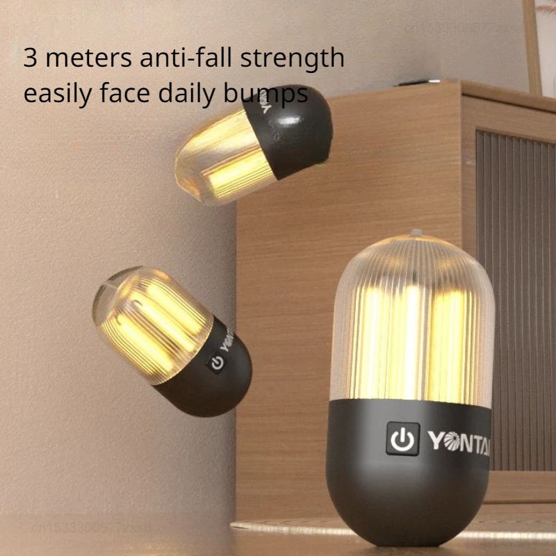 Youpin-luz de Camping recargable tipo C, impermeable, 4 modos de iluminación, linterna Led para exteriores, tienda de campaña, suministros para Camping