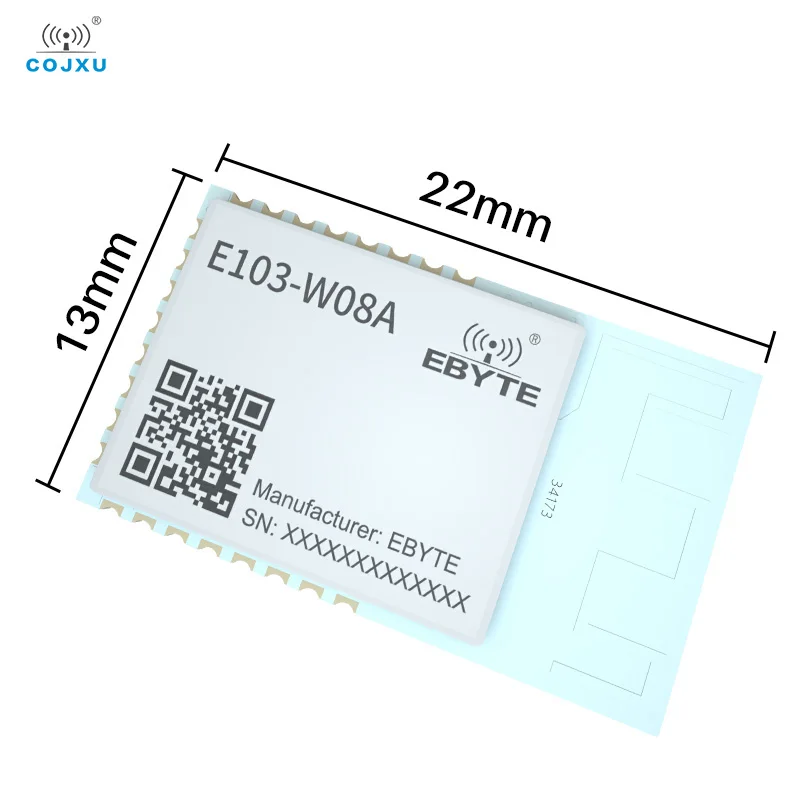 2.4G Wifi Dual ARM Core LP Consumption PCB Antenna Wireless WIFI Module TCP HTTP Client MQTT E103-W08A IoT Wireless Module