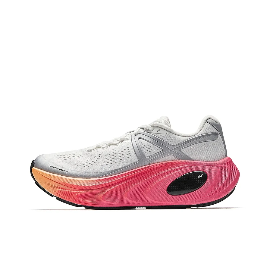 Anta Ride The Wind 2 Low top Casual Running Shoes Women's White Silver 122525523A-1