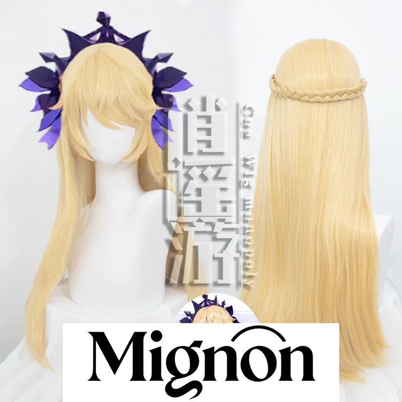 

Genshin Impact Fischl New Skin Cosplay Wig Slightly Curly Long Hand-Braided Halloween only wig