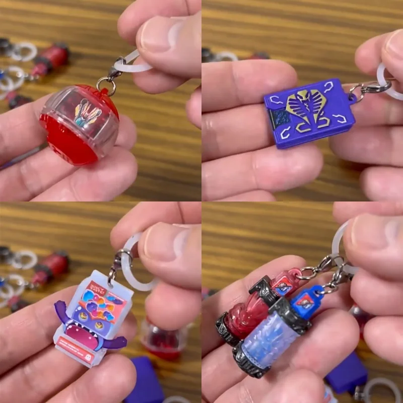 

Bandai Kamen Rider Series Shape Mark Pendant Keychain Transparent Spherical Gashapon Toy For Anime Collection Enthusiasts