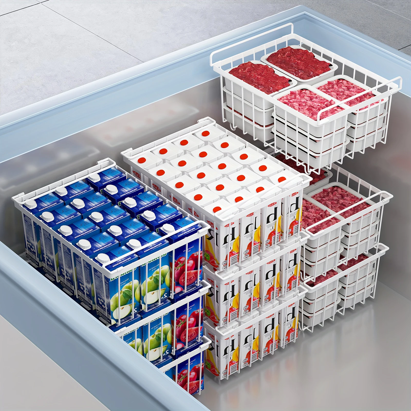 Food Storage In Cabinets - 4 Pezzi/5 Pezzi Cestello Sospeso per