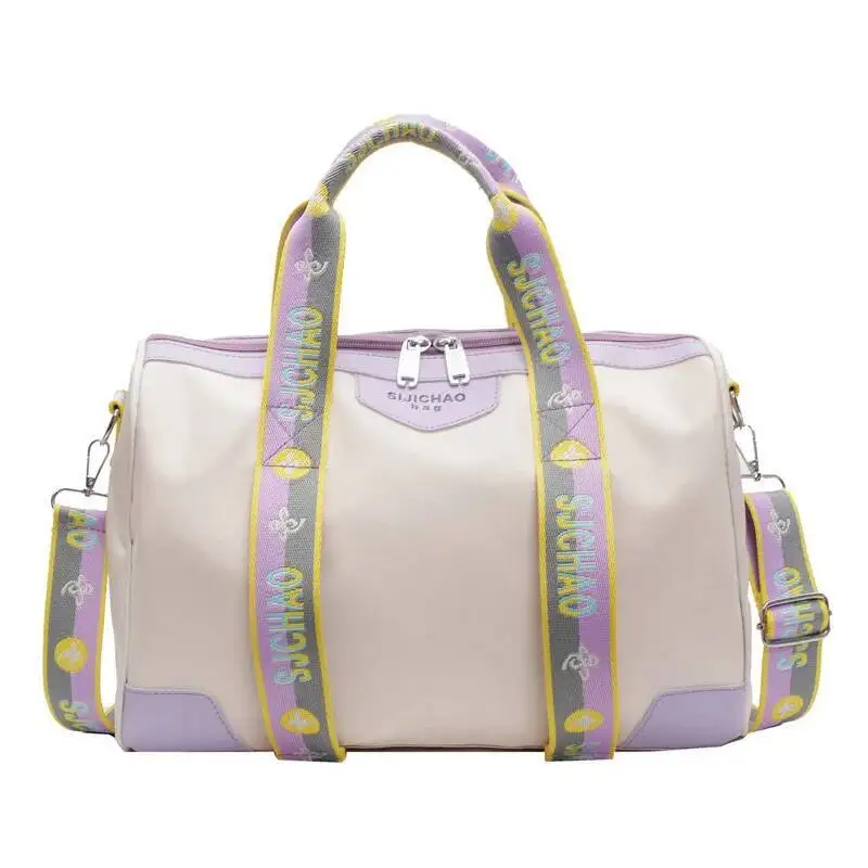 

Модная универсальная дорожная сумка 2026: повседневная сумка-кроссбоди с буквенной тесьмой, стильная сумка для всех возрастов