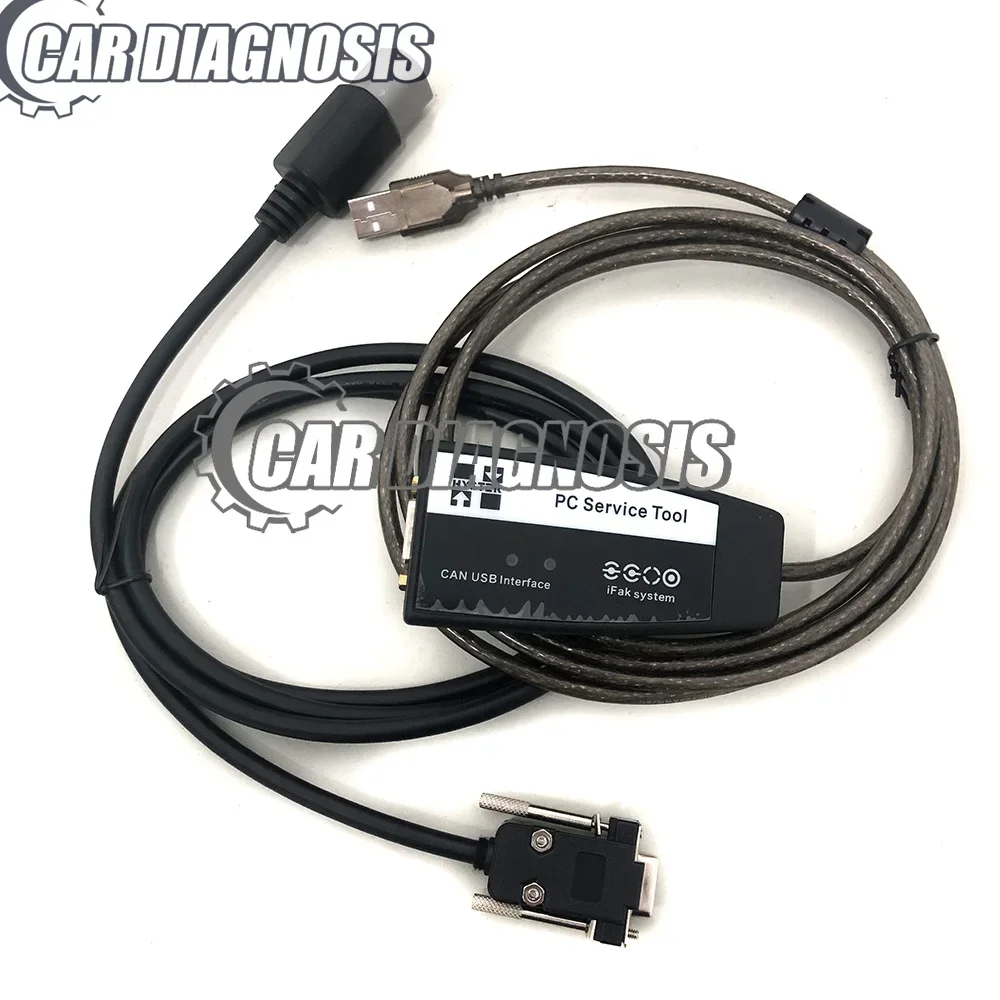 Cable de diagnóstico para montacargas Interface Forklift, compatible con la herramienta de reparación Ifak Yale Hyster PC, CAN USB, para herramienta de diagnóstico automático de montacargas
