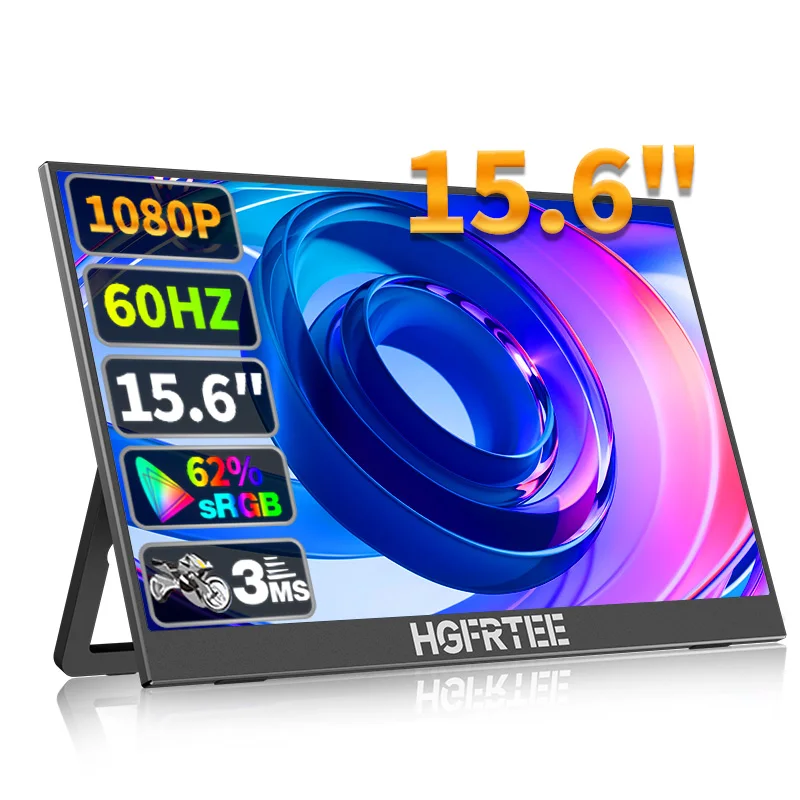 yZ[zHGFRTEE 15.6C` |[^uj^[ FHD 1080P HDMI USB-CΉ ZJhj^[ gfBXvC PC m[gp\R Mac Switch Xbox PS4/5Ή