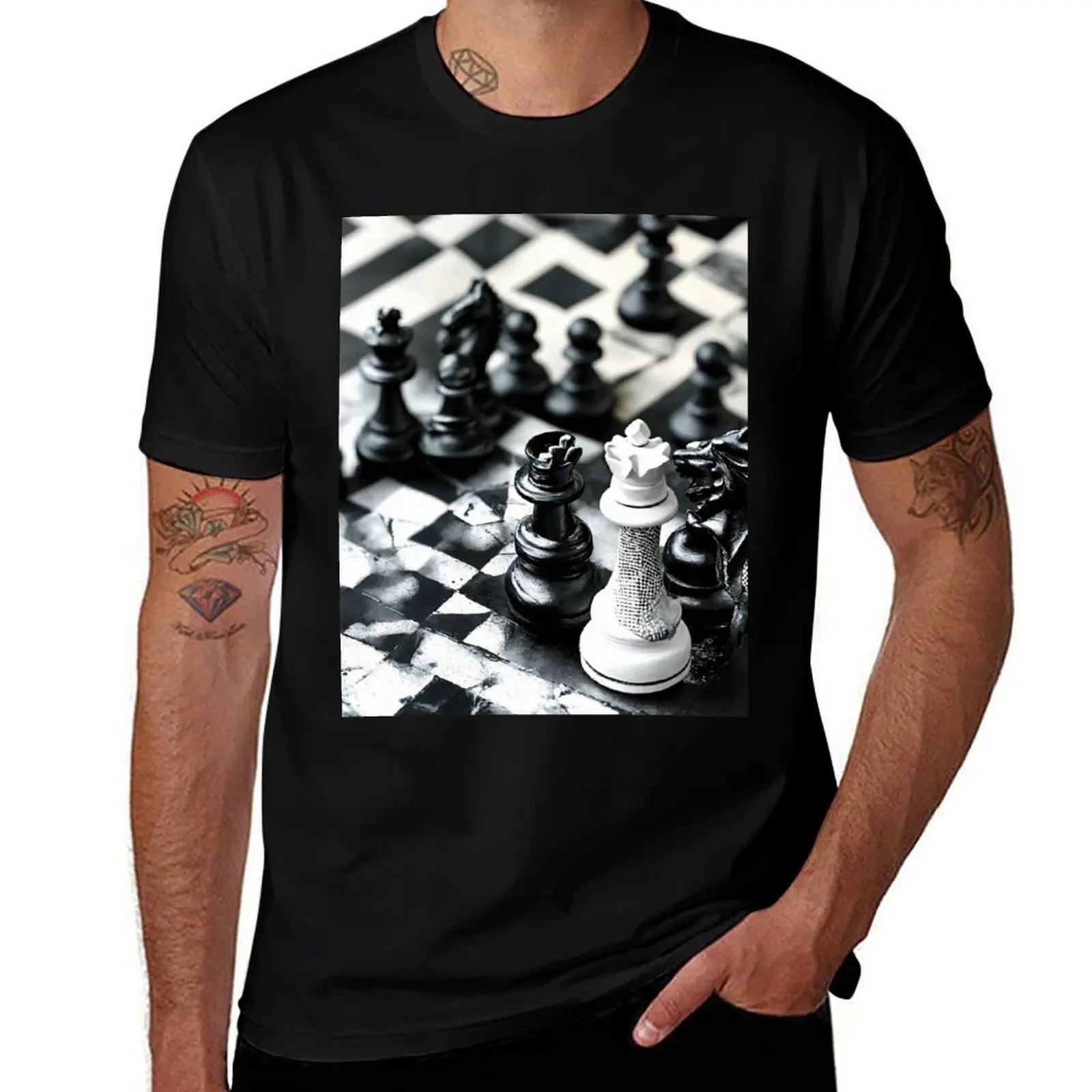 

Design Urban Chic Retro Chess T-Shirt anime figures plus size tops plus sizes mens designer clothes